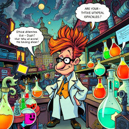 Lab Ruckus: Who's Lab Is It Anyway? - Text-based game