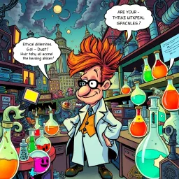 Lab Ruckus: Who's Lab Is It Anyway? - Text-based game