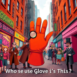 Whose Glove Is This? - Text-based game