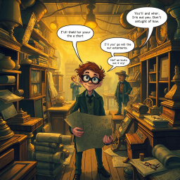 Relic Ruckus: Whose Is It Anyway? - Text-based game