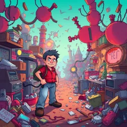 Whose Mess Is It Anyway? - Text-based game