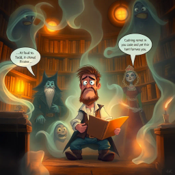 Whose Ghost is it Anyway? - Text-based game
