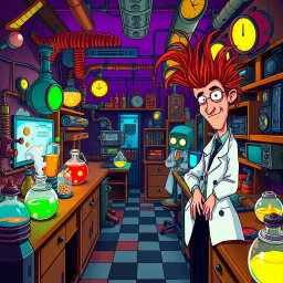 Whose Lab is it Anyway? - Text-based game