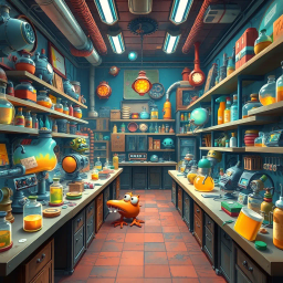 Whose Lab Is It Anyway? - Text-based game