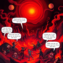 Whose Hell Is It Anyway? - Text-based game