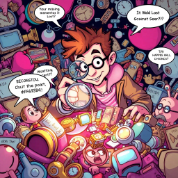 Mystery of the Misplaced Mementos - Text-based game