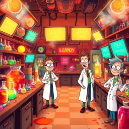 Whose Lab Is It Anyway? - Text-based game