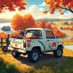 Kei Truckin' - Text-based game
