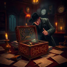 The Puzzle Box Conspiracy - Text-based game