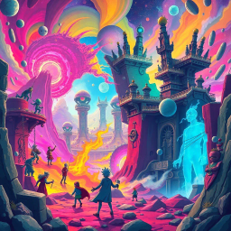 Spectrum Wars: Whose Dimension is It Anyway? - Text-based game