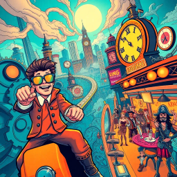 Chrono-Chaos: Whose Time Is It Anyway? - Text-based game