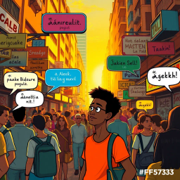 Code-Switch Chronicles: Whose Hello Is It, Anyway? - Text-based game