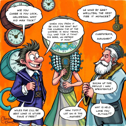 ChronoChase: Whose Time is it Anyway? - Text-based game