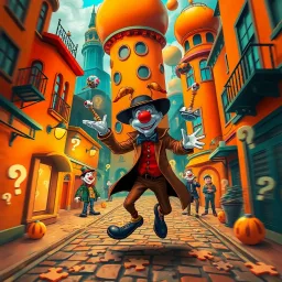 Chaos in Clowntown - Text-based game
