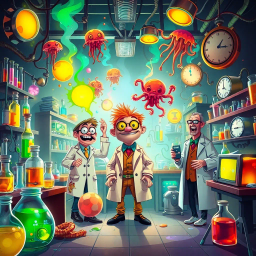 Whose Lab Is It Anyway? - Text-based game
