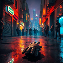 Whose Glove Is This? - Text-based game