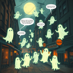 Hello, Whose Ghost Is It Anyway? - Text-based game