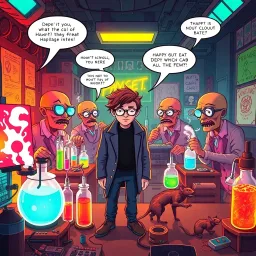 Whose Lab Is It Anyway? - Text-based game