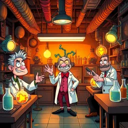 Whose Lab Is It Anyway? - Text-based game