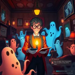 Whose Ghost Is It Anyway? - Text-based game