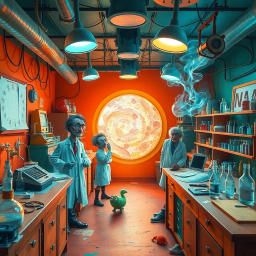 Whose Lab Is It Anyway? - Text-based game