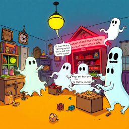 Whose Ghost Is It Anyway? - Text-based game