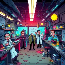 Whose Lab Is It Anyway? - Text-based game