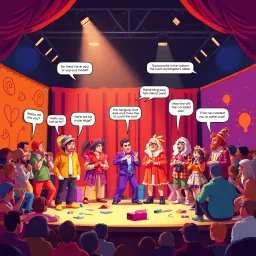 Whose Lines Are It Anyway? - Text-based game
