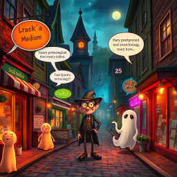 Whose Ghost is it Anyway? - Text-based game