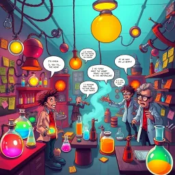Whose Lab Is It Anyway? - Text-based game