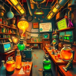 Whose Lab Is It Anyway? - Text-based game
