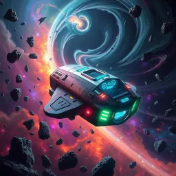 Saga of the Cosmic Courier - Text-based game