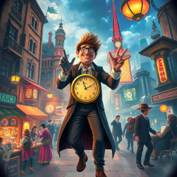 Chrono-Caper: Whose Time Is It Anyway? - Text-based game