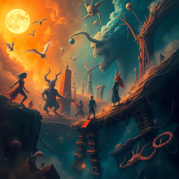 Tangled Dreams: Whose Nightmare Is It Anyway? - Text-based game