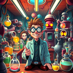 Whose Lab Is It Anyway? - Text-based game