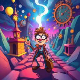 ChronoMangle: Whose Time Is It Anyway? - Text-based game