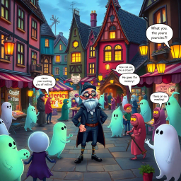 Hello, Whose Ghost Is It Anyway? - Text-based game