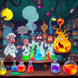 Whose Lab Is It Anyway? - Text-based game