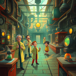 Whose Lab is it Anyway? - Text-based game