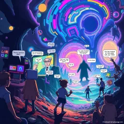 Memeception: Whose Hello Is It Anyway? - Text-based game