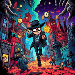 Chrono-Caper: Who's Time Is It Anyway? - Text-based game