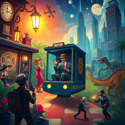 Chrono-Capers: Whose Time is it Anyway? - Text-based game