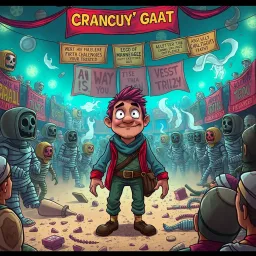 Relic Rumble: Whose Is It Anyway? - Text-based game