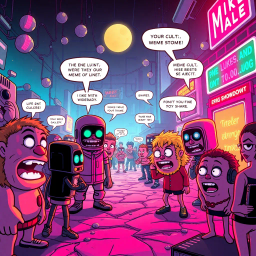 Memeception: Whose Hello Is It Anyway? - Text-based game