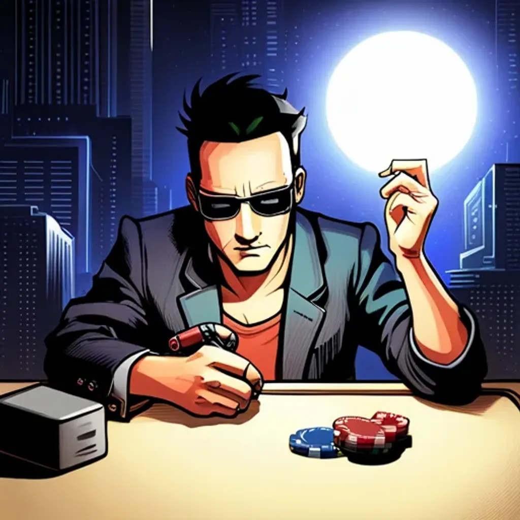 Cyberpunk Poker Tournament