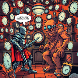 Chronomangle: Whose Time Is It Anyway? - Text-based game
