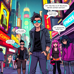 Comedy Drama with Decision Making text games