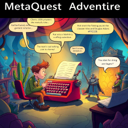 MetaQuest: Whose Adventure is it Anyway? - Text-based game