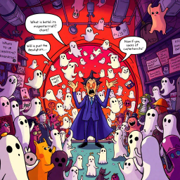 Hello, Whose Ghost Is It Anyway? - Text-based game