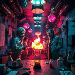 Whose Lab Is It Anyway? - Text-based game